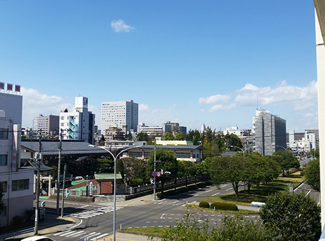 市内中心部なのに非常に閑静な場所です！